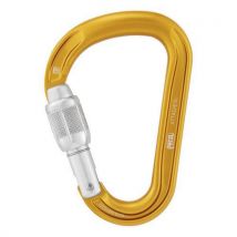 Mousqueton D'escalade - Attache Screw Lock Jaune - Petzl