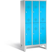 Armoire / Vestiaire 2 Casiers Superposés Sur Pied Cp
