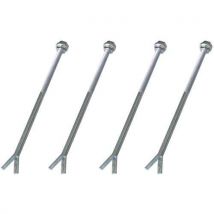 Kit De Fixation Table-bancs Bois Et Bancs Bois Et Métal