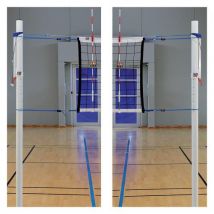Paire Poteaux De Volley Alu Regular Sur Embases Ges