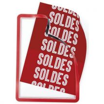 Lot de 2 - Pochette Cadre D'affichage Magnétique Magneto Solo A3