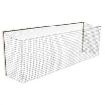Paire Filets Foot À 11 Recyclé Fil Ø3,0 Mm 145 Mm Maille Simple Forme Européenne