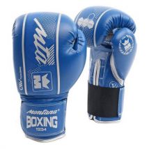 Montana - Gants de boxe Hawk Bleu 16 oz - Sports de Combat