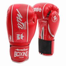 Montana - Gants de boxe Hawk Rouge 6 oz - Idéal pour la boxe et les sports de combat