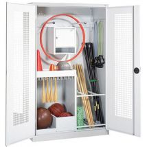Armoire Rangement 2 Portes Battantes Perforées Avec Aménagements Spécifiques Cp
