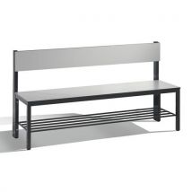 Banc Avec Dossier Et Grille - Cp - Basic Plus - 100 Cm
