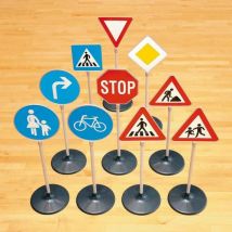 Lot 10 Panneaux De Signalisation