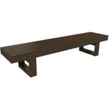 Banquette Contemporaine Simple Plastique Recyclé Espace Urbain