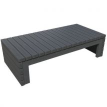 Banquette Emergence Large Plastique Recyclé Espace Urbain