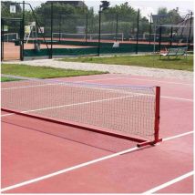 Poteaux De Mini Tennis Mobiles - En Aluminium Longueur 6m Sans Filet