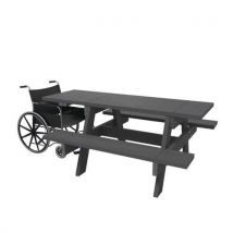 Table Parc Eco 180 - Pmr Plastique Recyclé Espace Urbain