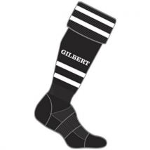 Lot de 10 - Gilbert - Chaussettes Training Rugby Homme - Noir Blanc - Pointure 40-48 - Confort et Performance