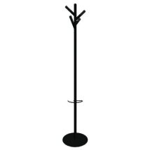 Portemanteau Parapluie ARBO 4 Têtes Noir Gris Acier Hauteur 180m Design Moderne