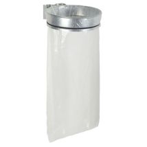 Rossignol Pro - Support Sac Poubelle Extérieur Galvanisé 110L - Métal Robuste - Aménagement Extérieur