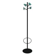 Portemanteau Parapluie KANOPE 4 Têtes Noir Vert Acier 180m - Design Moderne et Fonctionnel