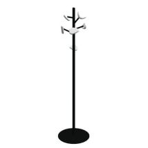 Portemanteau Parapluie KANOPE JUNIOR Noir Blanc Acier 6 Patères Hauteur 146m