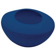Manga Street - Assise de banc Scoopi violet bleu - Polyéthylène - 35x73x40 cm - Mobilier urbain résistant et recyclable
