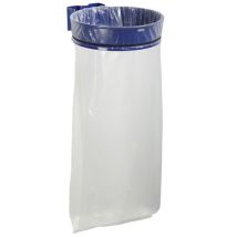 Rossignol Pro - Support Sac Poubelle Extérieur 110L Bleu Métal - Sans Couvercle - Robuste et Durable