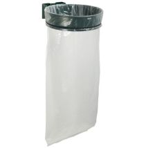 Rossignol Pro - Support Sac Poubelle Extérieur 110L Vert Mousse Métal - Sans Couvercle - Robuste et Durable