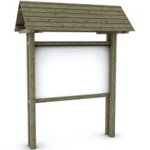 Panneau D'information Avec Toit Mobextan