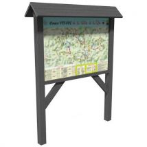 Toit 2 Pans Pour Panneau D Information Espace Urbain