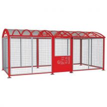 Abri Vélos Voûte Xl Initial Bardages - Clé - Procity