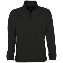 Sweat Personnalisable 1/2 Zip Standard Noir Polaire Expert