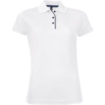 Lot de 10 - Sol-s - Polo Femme Blanc Multitech Pes - Taille XL - Oeko-Tex - Personnalisable
