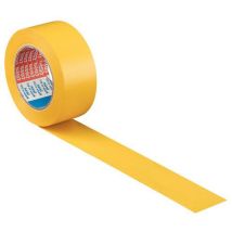 Tesa - Ruban Vinyle Jaune 33m x 50mm - Marquage Distanciation Sociale - PVC Résistant