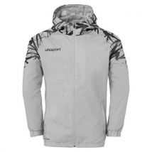 Sweat-shirt Zippé Goal 25 Evo Woven - Gris Foncé - Uhlsport