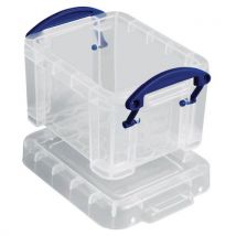 Bac De Rangement - Longueur 90 Mm - 0,07 À 0,14 L - Modèle Translucide - Lot De 5