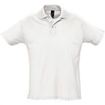 Lot de 10 - Sol-s - Polo Piqué MC Summer Enfant Blanc - Taille 8 ans - Oeko-Tex - Personnalisable