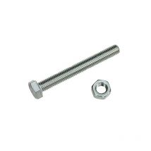 Boulons tête hexagonale - inox a4 (sachet) boulon tête hexagonale m6x50 mm - inox a4 boulon bois, bois sur métal, métal tête hexagonale (h) 50 mm 6 mm