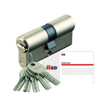 Cylindres de sûreté isr6 cylindre isr6 30 x 30 mm laiton nickelé 5 clés s'entrouvant nickelé double 30 x 30 mm s'entrouvant 1 pièce(s) - iseo france