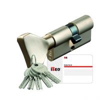 Cylindres de sûreté isr6 nickelé varié 30 x 30 mm cylindre à bt isr6 30 x 30 mm laiton nickelé 5 clés varié 1 pièce(s) à bouton - iseo france