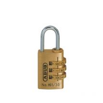 Cadenas à combinaison corps laiton anse acier cémenté série 165 cadenas molette 165 3 chiffres 30 mm molette 3 chiffres 1 pièce(s) - abus france