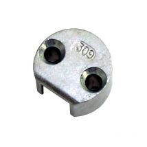 Gâches tringle à forer gâche tringle simple 25 x 15 mm axe 10 mm pour têtière 16 mm 1 pièce(s) - ferco international