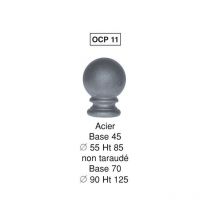 Couvres pilastres couvre pilastre 11 acier ø 55 1 pièce(s) - bourguignon