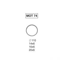 Motifs et cercles motif 74 plat 14 x 6 rond 110 1 pièce(s) - bourguignon