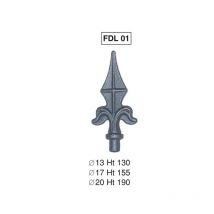 Fers de lance en acier fer de lance 01 acier rond 12 1 pièce(s) - bourguignon