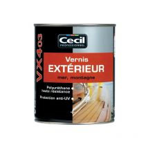 Vernis bois extérieur vx403 vernis bois extérieur vx403 incolore brillant supports neufs ou sains boiseries white spirit incolore intérieur brosse/rou