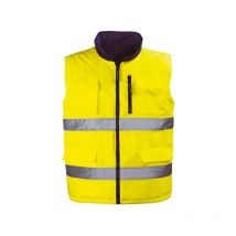 Gilet reversible hi way gilet reversible hi way t2xl gilet 2xl 100 - 200 g polyester 7 et plus jaune 1 pièce(s) classe 2 - coverguard euro protection