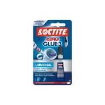 Colle superglue-3® / multi-usages colle superglue-3® liquide multi-supports cyanocrylate liquide immédiate (colle contact instantanée) charges légère