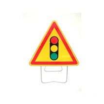 Panneau acier galvanisé ak triangle ak 1000 mm "feu tricolore" cl t1 1 pièce(s) 1000 mm réfléchissant acier galvanisé ak17 feux tricolores - nadia