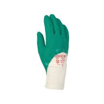 Gants coton enduit latex crêpé gants coton enduit 3/5 latex crêpé t10 agressions mécaniques 10 oui coton, latex 1 sachet(s) de 10 paire(s) - singer fr