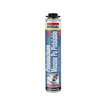 Mousse pu pistolable soudafoam gun pistolable non jaune polyuréthane 1 aérosol(s) de 750 millilitre(s) mousse pistolable soudafoam click et fix intéri