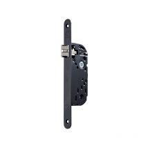 Serrures à larder d20 axe 40 40 mm 70 mm monopoint bec de cane serrure dsg22 bouts ronds droite carré de 7 mm noir ss gâche 1 pièce(s) - vachette aube