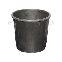 Poubelles caoutchouc poubelle caoutchouc 75 l forte noir 1 pièce(s) 75 litre(s) à couvercle - sofop taliaplast