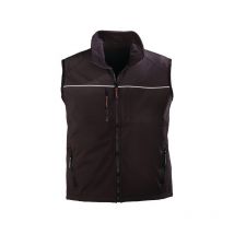 Gilet softshell yang gilet softshell yang noir t2xl gilet 2xl noir 300 - 400 g entre 1 et 3 polaire 1 pièce(s) - coverguard euro protection