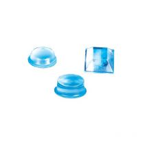 Butoirs silentac butoir auto-adhésif translucide dessus plat rond ø 13 x 3,5 1 sachet(s) de 100 pièce(s) - prunier sas